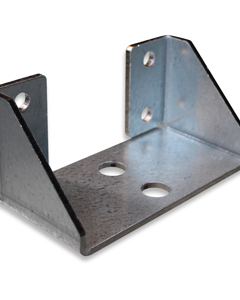 Angle for guiding plate winding steel rope f/man. drive SB
